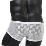 2 Pack Men's Mesh Breathable Large U-Pouch Quick-Dry Low-Rise Sexy Trunks