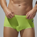 2 Pack Men's Cartoon Print Low-Rise Trunks – Seamless & Lightweight Fit