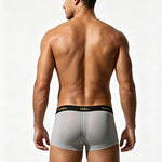 2 Pack Men's Soft Touch Mid-Rise Cooling Minimalist Design Trunks