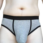 3 Pack Men's Seamless Comfort Large Supportive Pouch Sexy Low-Rise Briefs