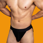 2 Pack Men's Low-rise High-cut Solid Briefs