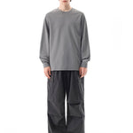 Outdoor Long-Sleeve Sweat-Wicking Quick-Dry Simple Loose Unisex Sports Top