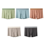 4 Pack Men's 10A Antibacterial Breathable Moisture-Wicking Lounge Boxers