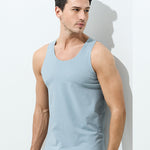 Men's Seamless Sports Fitness Vest Sleeveless Tank Top
