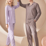 Men's Ultra-Soft Modal Solid Color Skin-Friendly Silky Touch Comfort Pajama Sets