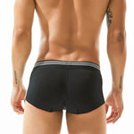 Men's Slim-Fit Cotton Trunks - Low Rise & Lifting Support