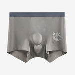 Men's Dual-Raised Support Seamless Solid Color Trunks