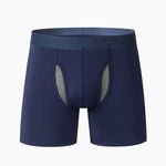 Breathable Sports Boxer Briefs with Open Fly
