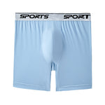 6 Pack Men's High-Rise Anti-Chafing Running Lightweight Boxer Briefs