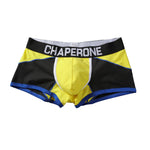 3 Pack Men's Color Block Cotton-Mesh Breathable & Trendy Trunks