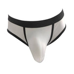 3 Pack Men's Seamless Comfort Large Supportive Pouch Sexy Low-Rise Briefs