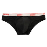 3 Pack Men's Cotton Ultra-Narrow Waistband Sexy Breathable Briefs