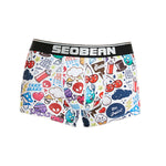 2 Pack Men's Supportive Pouch Anti-Chafing Comfy Waistband Soft Trunks