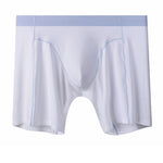 2 Pack Men's Sports Anti-Chafing Ice Silk Quick-Dry Boxers Briefs & Midway Briefs