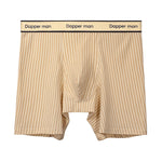 3 Pack Men's Premium Breathable Cotton Striped Design Seamless Comfort Boxers Briefs