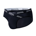 2 Pack Men's Sporty Letter Print Supportive Low-Rise Ice Silk Skin-Friendly Bikini