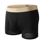 3 Pack Men's Stay-Put Fit Stretch Fabric Seamless Comfort Trunks