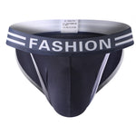 3 Pack Men's High-Cut Sexy Comfortable U-Convex Breathable Briefs