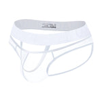 2 Pack Men's Stretch Solid Color Sexy Crotch Single-Layer Briefs with Support Ring
