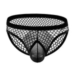 2 Pack Men's Low-Rise Mesh Breathable Bikini