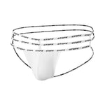2 Pack Men's Cut-Out Design U-Pouch Solid Color Jockstraps