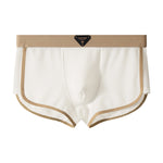 4 Pack Men's Solid Color Mid-Rise Breathable Seamless Comfort Trunks