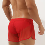 Men’s Sexy See Through Mesh Boxer Shorts