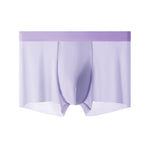 4-Pack Men's Stretch Fit Anti-Odor Seamless Ice Silk Trunks