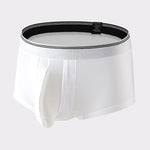 3 Pack Men's Mid-Rise Separation Breathable Elastic Trunks