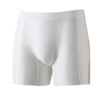 3 Pack Men's Satin Lace Jacquard 3D U-Pouch Anti-Chafe Breathable Midway Briefs