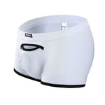 2 Pack Men's Premium Soft Cotton Breathable Pouch Solid Color Supportive Trunks
