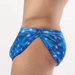 4 Pack Men's Ultra-Thin Moisture-Wicking Bold Prints Low-Rise Trunks