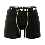 5 Pack Men's Extended Length Seamless Comfort Sporty Cut Odor-Control Boxers Briefs
