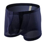 Men's Big Pouch U-convex Breathable Mesh Trunks