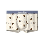 3 Pack Men's Cotton Seamless Comfort Supportive Fit Anti-Chafing Trunks