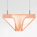 2 Pack Ultra-Thin Men's Breathable Semi-Transparent Sexy Bikini