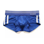 Men's Slim-Fit Cotton Trunks - Low Rise & Lifting Support
