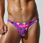 2 Pack Men's Printed Snug-Fit & Personalized Style Briefs