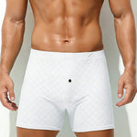 2 Pack Men's Workout Ready Built to Prevent Chafing Ice Silk Boxer Briefs