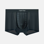 3 Pack Men's Seamless Breathable Mid-Rise Antibacterial Crotch Trunks