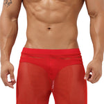 Men’s Sexy See Through Mesh Boxer Shorts