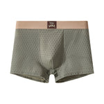 4 Pack Men's Cooling Mid-Rise Stretchy & No-Roll Hem Trunks
