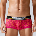 2 Pack Men's Odor-Control Breathable Printed Trunks