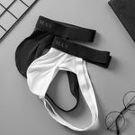 2 Pack Men's Low-Rise Ice Silk Breathable Mesh Jockstrap