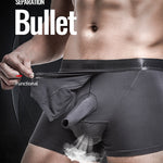 3 Pack Men's Separated Pouch Mesh Support Trunks