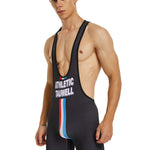 Men’s Sporty Wrestling Singlet Bodysuit
