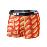 4 Pack Men's Bold Prints Mid-Rise Seamless Comfort Trunks