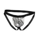 3 Pack Men's Leopard Print Ice Silk Mesh Jockstraps with 3D Pouch Breathable Support