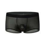 2 Pack Men's Ice Silk Separated Pouch Breathable Stretch Fit Trunks