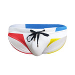Men's 3D Pouch With Pad Beach Swim Briefs